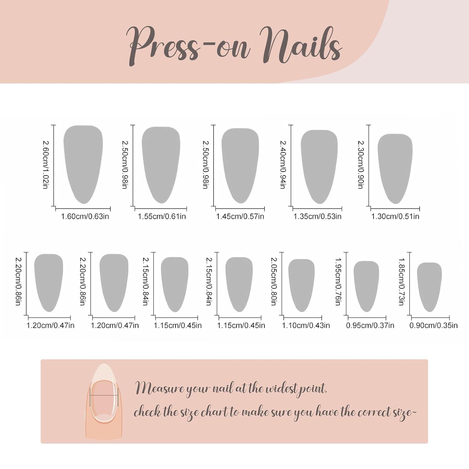 imageBABALAL Press On Nails Pink White Kawaii False Nails with Bow ampamp Paw Design Cute 3D Bear Paw Medium Almond PressOns for Women Girls 24Pcs Glossy Handmade Full Cover Stick On NailsANI03spider