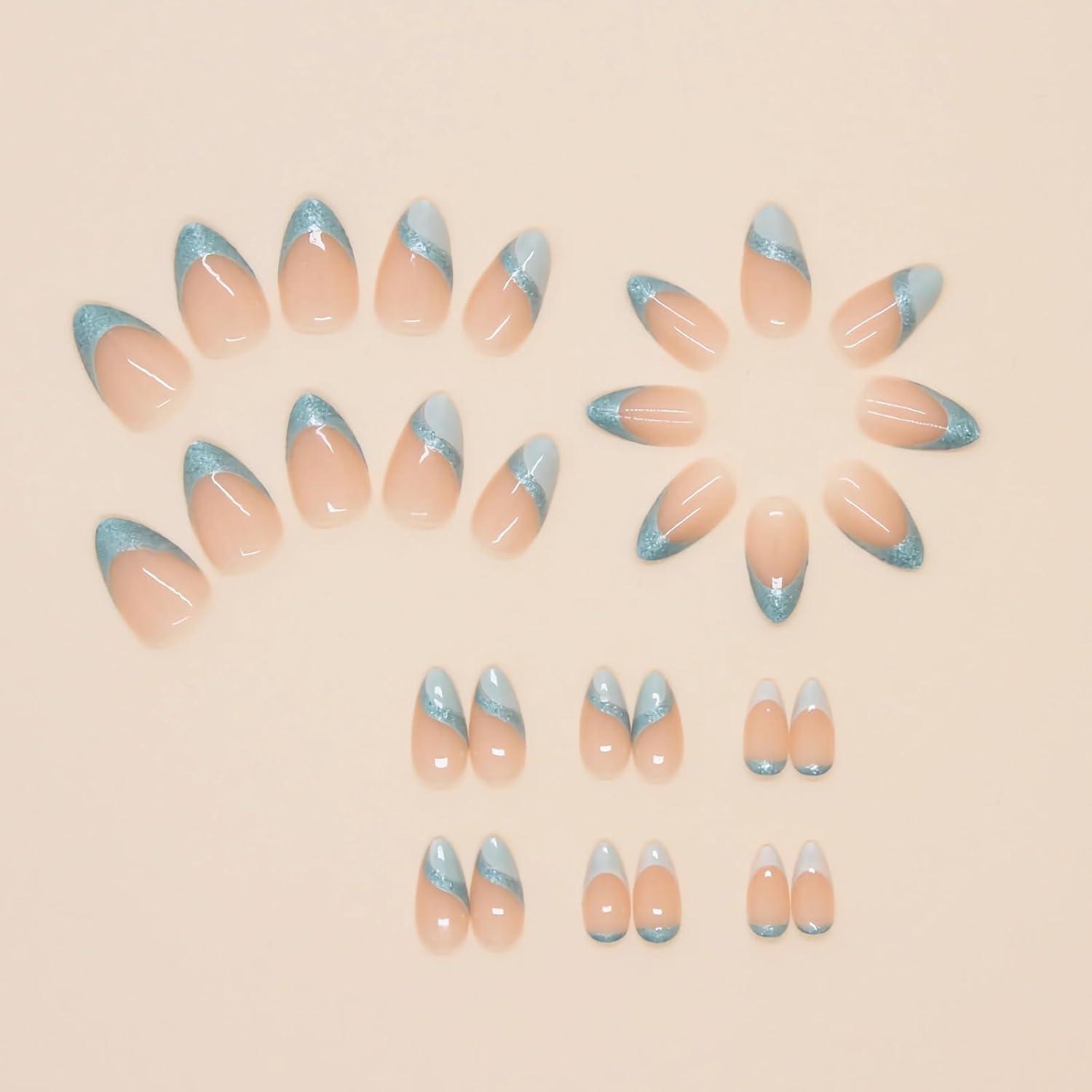 imageBABALAL Press On Nails Pink White Kawaii False Nails with Bow ampamp Paw Design Cute 3D Bear Paw Medium Almond PressOns for Women Girls 24Pcs Glossy Handmade Full Cover Stick On NailsANI15