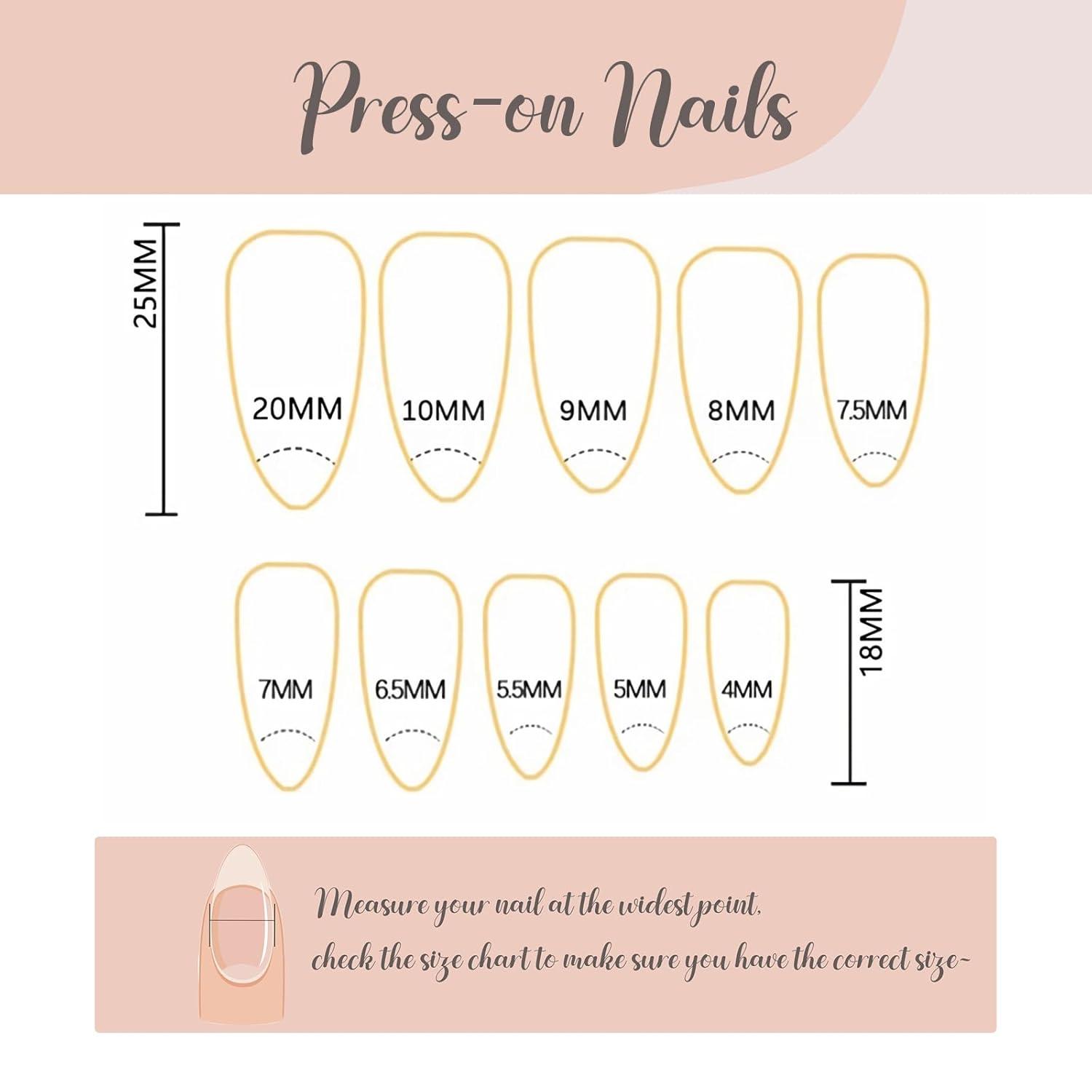 imageBABALAL Press On Nails Pink White Kawaii False Nails with Bow ampamp Paw Design Cute 3D Bear Paw Medium Almond PressOns for Women Girls 24Pcs Glossy Handmade Full Cover Stick On NailsANI06