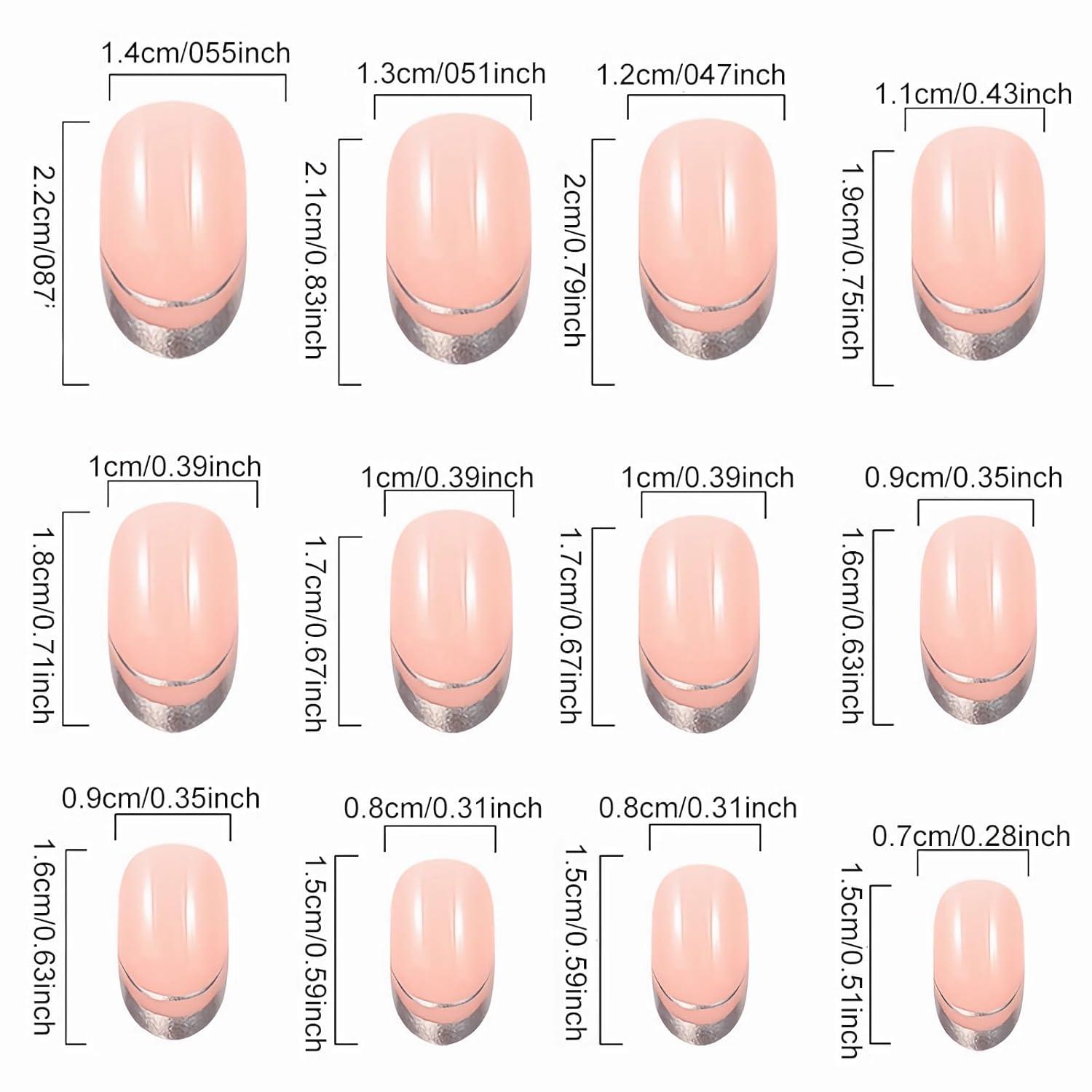 imageBABALAL Press On Nails Pink White Kawaii False Nails with Bow ampamp Paw Design Cute 3D Bear Paw Medium Almond PressOns for Women Girls 24Pcs Glossy Handmade Full Cover Stick On NailsANI09