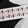 imageBABALAL Acrylic Press on Nails Almond Medium Fake nails Gold Chrome Glue ons 3d Texture French Tip Luxury Design Handmade 24Pcs Full Cover Stick on False Nails for Women GirlsBNU00star