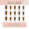 imageBABALAL Long Stiletto Press on Nails Ombre Fake Nail Gold Chrome French Tip Glue on Flame Y2k Design with Angel Charm Goth Supplies Art 24Pcs XL Glossy Acrylic False Nails with CharmBNN11