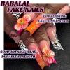 imageBABALAL Long Stiletto Press on Nails Tortoise Fake Nails Zebra Cow Print Y2k Design 24PCS Trendy Glossy Full Cover False Nails with GlueBNV105