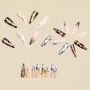 imageBABALAL Long Stiletto Press on Nails Tortoise Fake Nails Zebra Cow Print Y2k Design 24PCS Trendy Glossy Full Cover False Nails with GlueBNV111