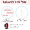 imageBABALAL Press on Nails Medium Almond Fake Nails Yellow French Tip Glue ons 3D Texture Flower handmade Summer Supplies 24Pcs Glossy Full Cover Manicure Acrylic False NailsAND01pg