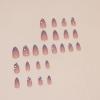 imageBABALAL Press on Nails Medium Almond Fake Nails Yellow French Tip Glue ons 3D Texture Flower handmade Summer Supplies 24Pcs Glossy Full Cover Manicure Acrylic False NailsAND03