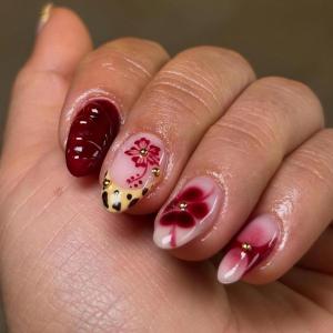 imageBABALAL Press on Nails Short Square Fake Nails Brown Emerald Green Glue ons Tortoise Design Glossy Full Cover False Nails 24Pcsbnw103cheetah