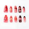 image:imageBABALAL Press on Nails Medium Almond Fake Nails Colorful Anime Glue ons Design Rabbit Sheep Flower Y2k Manicure Supplies Handmade Art 24Pcs Glossy Custom Full Cover Acrylic False Nails for Women GirlsBNX109