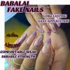 image:imageBABALAL Press on Nails Medium Almond Fake Nails Colorful Anime Glue ons Design Rabbit Sheep Flower Y2k Manicure Supplies Handmade Art 24Pcs Glossy Custom Full Cover Acrylic False Nails for Women GirlsBNX112