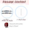 image:imageBABALAL Press on Nails Medium Almond Fake Nails Colorful Anime Glue ons Design Rabbit Sheep Flower Y2k Manicure Supplies Handmade Art 24Pcs Glossy Custom Full Cover Acrylic False Nails for Women GirlsBNX105