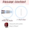 image:imageBABALAL Press on Nails Medium Almond Fake Nails Colorful Anime Glue ons Design Rabbit Sheep Flower Y2k Manicure Supplies Handmade Art 24Pcs Glossy Custom Full Cover Acrylic False Nails for Women GirlsBNX122