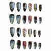 image:imageBABALAL Press on Nails Medium Almond Fake Nails Colorful Anime Glue ons Design Rabbit Sheep Flower Y2k Manicure Supplies Handmade Art 24Pcs Glossy Custom Full Cover Acrylic False Nails for Women GirlsBNX103