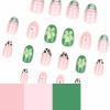 image:imageBABALAL Press on Nails Medium Almond Fake Nails Colorful Anime Glue ons Design Rabbit Sheep Flower Y2k Manicure Supplies Handmade Art 24Pcs Glossy Custom Full Cover Acrylic False Nails for Women GirlsBNX120