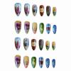 image:imageBABALAL Press on Nails Medium Almond Fake Nails Colorful Anime Glue ons Design Rabbit Sheep Flower Y2k Manicure Supplies Handmade Art 24Pcs Glossy Custom Full Cover Acrylic False Nails for Women GirlsBNX106