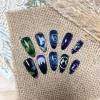 image:imageBABALAL Press on Nails Medium Almond Fake Nails Colorful Anime Glue ons Design Rabbit Sheep Flower Y2k Manicure Supplies Handmade Art 24Pcs Glossy Custom Full Cover Acrylic False Nails for Women GirlsBNX104