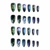 image:imageBABALAL Press on Nails Medium Almond Fake Nails Colorful Anime Glue ons Design Rabbit Sheep Flower Y2k Manicure Supplies Handmade Art 24Pcs Glossy Custom Full Cover Acrylic False Nails for Women GirlsBNX104