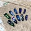 image:imageBABALAL Press on Nails Medium Almond Fake Nails Colorful Anime Glue ons Design Rabbit Sheep Flower Y2k Manicure Supplies Handmade Art 24Pcs Glossy Custom Full Cover Acrylic False Nails for Women GirlsBNX104