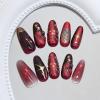 image:imageBABALAL Press on Nails Medium Almond Fake Nails Colorful Anime Glue ons Design Rabbit Sheep Flower Y2k Manicure Supplies Handmade Art 24Pcs Glossy Custom Full Cover Acrylic False Nails for Women GirlsBNX124