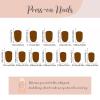 image:imageBABALAL Press on Nails Medium Round Fake Nails Red French Tip Glue on Bow Acrylic Nails Cute 24Pcs Glossy Stick on Valentine Artificial Manicure Oval False NailsBNPA106
