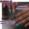 image:imageBABALAL Press on Nails Medium Round Fake Nails Red French Tip Glue on Bow Acrylic Nails Cute 24Pcs Glossy Stick on Valentine Artificial Manicure Oval False NailsBNPA108