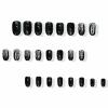 image:imageBABALAL Press on Nails Short Square Fake Nails Red and Gold Glue on Glitter Bling Shiny Supplie Manicure 24Pcs Glossy Full Cover False Nails Christmas Holiday New Year Stick onBNO316