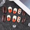 image:imageBABALAL Press on Nails Short Square Fake Nails Red and Gold Glue on Glitter Bling Shiny Supplie Manicure 24Pcs Glossy Full Cover False Nails Christmas Holiday New Year Stick onBNO322