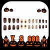 image:imageBABALAL Press on Nails Short Square Fake Nails Red and Gold Glue on Glitter Bling Shiny Supplie Manicure 24Pcs Glossy Full Cover False Nails Christmas Holiday New Year Stick onBNO322