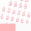 image:imageBABALAL Short Round Press on Nails  Purple Fake Nails Glitter Shiny Design Heart Moon Star Trendy Y2k Glossy Acrylic False Nails with CharmBFNZ016