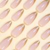 image:imageBABALAL Short Round Press on Nails  Purple Fake Nails Glitter Shiny Design Heart Moon Star Trendy Y2k Glossy Acrylic False Nails with CharmBFNZ025