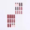 image:imageBABALAL Winter Press on Nails Long Square Fake Nails Black French Tip Glitter Bling Glue on Snowflake Charm Luxury New Year Design 24Pcs Full Cover False Acrylic Nails New YearANRb15cherry