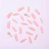 image:imageBABALAL Winter Press on Nails Long Square Fake Nails Black French Tip Glitter Bling Glue on Snowflake Charm Luxury New Year Design 24Pcs Full Cover False Acrylic Nails New YearANRb15white