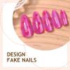 image:imageBABALAL Press on Nails Almond Medium Fake Nails Brown Tortoise French Tip Glue ons Gold Chrome Sun Star Design 3D Handmade 24Pcs Glossy Acrylic False NailsCNB119