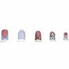 image:imageBABALAL Winter Press on Nails  Long Coffin Glue on Nails Black White Acrylic Snowflake Design Matte Trendy Fake Nails 24Pcs BallerinaDU014