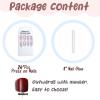 image:imageBABALAL Press on Nails Medium Square Fake Nails  Brown Tortoise Fall Acrylic French Tip Flower amp Polka Dot Print 24Pcs Glossy Full Cover False NailsFNf401