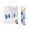 image:imageBABALAL Glitter Press On Nails Medium Almond Blue Glue on Stiletto 24pcs Manicure Shiny False Acrylic Nails for Women and Girls