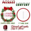 image:imageBABALAL Stiletto Press on Nails Long Fake Nails Black Red Glue on Nails Almond Acrylic Nails with Goth Design Stick on Nails for Women and Girls 24PcsNq205red