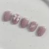 image:imageBABALAL Red Press on Nails Almond Medium Fake Nails Bling Glitter Stick on Bow Design Christmas Gift Acrylic Manicure 24Pcs Full Cover Glossy False NailsFNn03bow