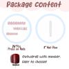 image:imageBABALAL Red Press on Nails Almond Medium Fake Nails Bling Glitter Stick on Bow Design Christmas Gift Acrylic Manicure 24Pcs Full Cover Glossy False NailsFNn03bow