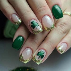 image:imageBABALAL Polka Dot Press on Nails Short Square Fake Nails  Brown Green Blue 3D Design Cat Eye Bling Y2k Anime Plaid Acrylic 24Pcs False NailsFNr2201