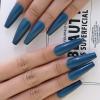 image:imageBABALAL 120 Pieces Colorful Fake Nails Coffin Ballerina Press on Nails Long False Nail Tips Full Cover Artificial Nails Sets for DIY Nail ArtStyle D