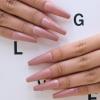 image:imageBABALAL 120 Pieces Colorful Fake Nails Coffin Ballerina Press on Nails Long False Nail Tips Full Cover Artificial Nails Sets for DIY Nail ArtStyle D