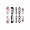image:imageBABALAL Acrylic Press on Nails Medium Coffin Fake Nails  White French Tip Bow Charm amp Shiny Rhinestone Luxury Design Handmade Manicure 24Pcs Full Cover False NailsBNR117
