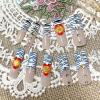 image:imageBABALAL Acrylic Press on Nails Medium Coffin Fake Nails  White French Tip Bow Charm amp Shiny Rhinestone Luxury Design Handmade Manicure 24Pcs Full Cover False NailsBNR103