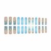 image:imageBABALAL Acrylic Press on Nails Medium Coffin Fake Nails  White French Tip Bow Charm amp Shiny Rhinestone Luxury Design Handmade Manicure 24Pcs Full Cover False NailsBNR104