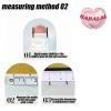 image:imageBABALAL Long Coffin Press On Nails  Brown Silver Chrome Ombre Fake Nails with Luxury Design Gold Charms 10 Pieces Custom Handmade False Nails For Women ManicureBNCU101l