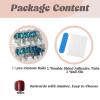 image:imageBABALAL Long Coffin Press On Nails  Brown Silver Chrome Ombre Fake Nails with Luxury Design Gold Charms 10 Pieces Custom Handmade False Nails For Women ManicureBNCU106