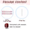 image:imageBABALAL Long Coffin Press on Nails  Gold Chrome Fake Nails 3d Design Cat Eye Bling Shiny French Tip Luxury Acrylic False Nails 24Pcs CustombbfnH008