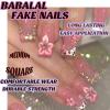 image:imageBABALAL Long Coffin Press on Nails  Gold Chrome Fake Nails 3d Design Cat Eye Bling Shiny French Tip Luxury Acrylic False Nails 24Pcs CustombbfnH01001