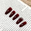 image:imageBABALAL Anime Press On Nails Medium Almond Fake Nails Yellow Red Summer Design Apple Flower Cartoon 24Pcs Glossy Acrylic False NailsBNSA117