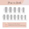 image:imageBABALAL Black and Gold Press on Nails Long Coffin Fake Nails Flower Print Design Trendy 24Pcs Glossy Bling Acrylic False NailsBNB203